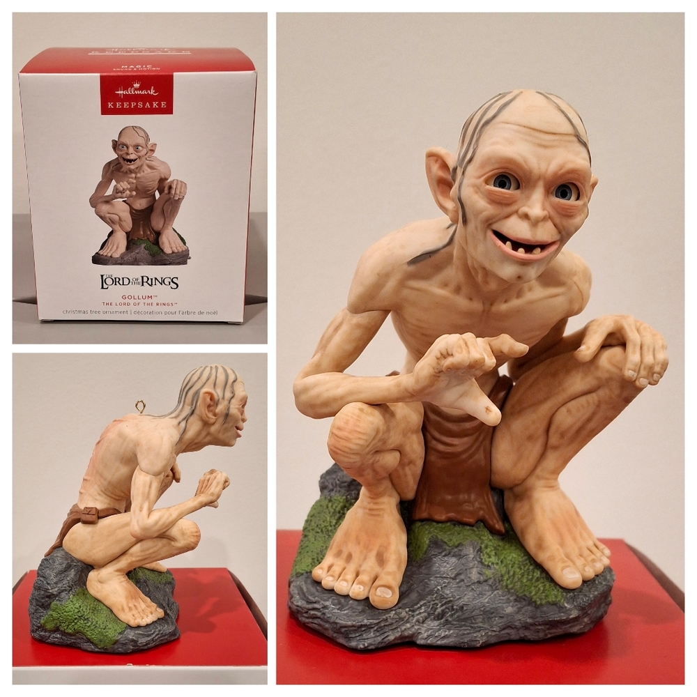 Hallmark Keepsake 2025 Gollum Lord of the Rings Sound and Motion Ornament
